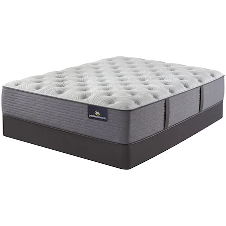 Twin 15" Medium Encased Coil Mattress and 9" High Profile Foundation